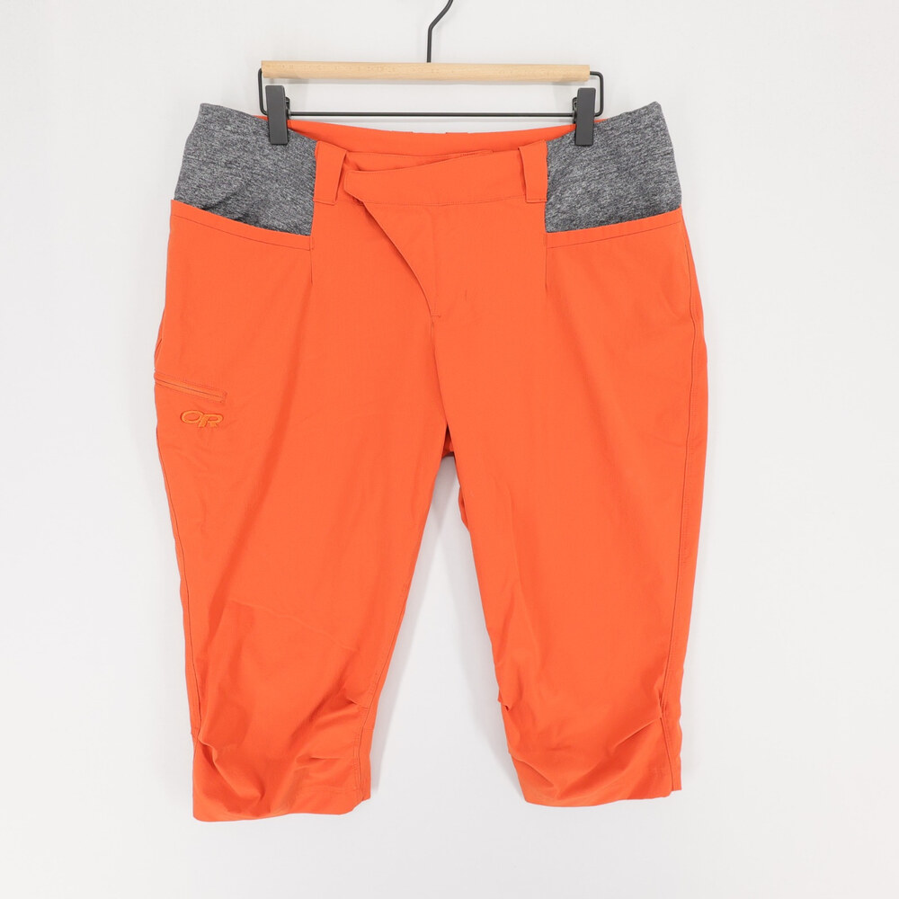 Outdoor Research Ferrosi Knickers Womens 14 Orange Softshell Hiking